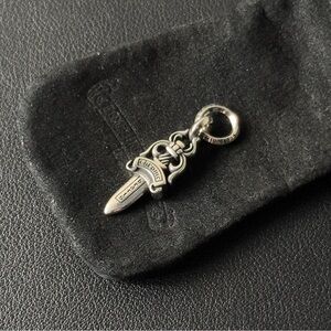 Chrome Hearts Double Dagger Bale Silver Pendant 3.9g